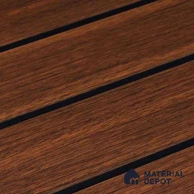 Wooden Look PN 05561 9.5 ft x 12 inch Charcoal Panel - 6 mm | Suitable for Feature Wall, TV Unit & Living Room | Width is Subjected to 5% Variation