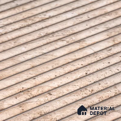 Warm Beige Marble Look PN 06536 8 ft x 3.6 inch Charcoal Panel - 6 mm | Suitable for TV Unit, Living Room & Bedroom | Width is Subjected to 5% Variation