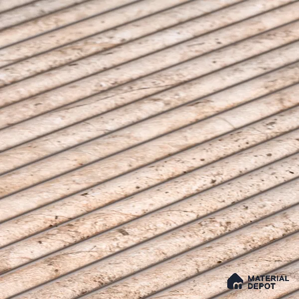 Warm Beige Marble Look PN 06536 8 ft x 3.6 inch Charcoal Panel - 6 mm | Suitable for TV Unit, Living Room & Bedroom | Width is Subjected to 5% Variation