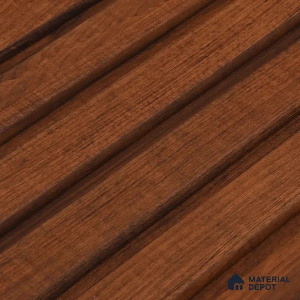 Wooden Look PN 06539 8 ft x 0.4 inch Charcoal Panel - 11 mm | Suitable for TV Unit, Living Room & Bedroom | Width is Subjected to 5% Variation