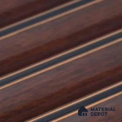 Wooden Look PN 06800 8 ft x 4.9 inch Charcoal Panel - 12 mm | Suitable for Living Room, Bedroom & TV Cabinet | Width is Subjected to 5% Variation