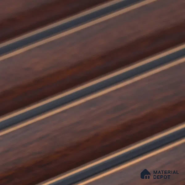 Wooden Look PN 06800 8 ft x 4.9 inch Charcoal Panel - 12 mm | Suitable for Living Room, Bedroom & TV Cabinet | Width is Subjected to 5% Variation