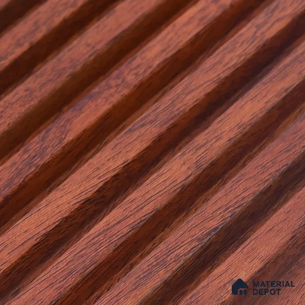 Wooden Look PN 06813 9.2 ft x 4.8 inch Charcoal Panel - 12 mm | Suitable for Living Room, Bedroom & TV Cabinet | Width is Subjected to 5% Variation