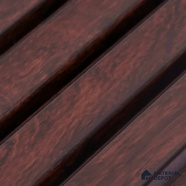 Wooden Look PN 06818 9.2 ft x 4.8 inch Charcoal Panel - 12 mm | Suitable for Living Room, Bedroom & TV Cabinet | Width is Subjected to 5% Variation