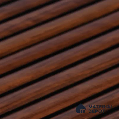 Wooden Look PN 06822 9.2 ft x 6 inch Charcoal Panel - 10 mm | Suitable for Living Room, Bedroom & TV Cabinet | Width is Subjected to 5% Variation