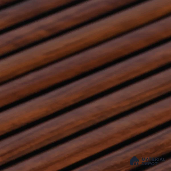 Wooden Look PN 06822 9.2 ft x 6 inch Charcoal Panel - 10 mm | Suitable for Living Room, Bedroom & TV Cabinet | Width is Subjected to 5% Variation