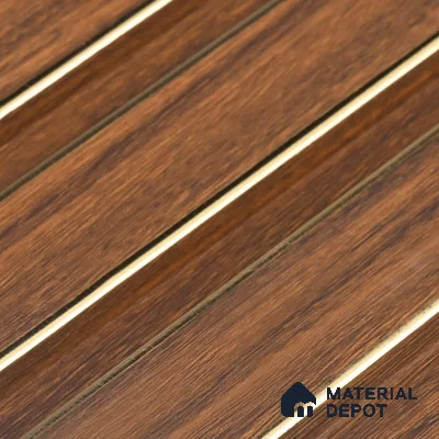 Wooden Look PN 06832 9.2 ft x 4.9 inch Charcoal Panel - 12 mm | Suitable for Living Room, Bedroom & TV Cabinet | Width is Subjected to 5% Variation