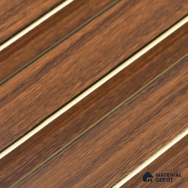 Wooden Look PN 06832 9.2 ft x 4.9 inch Charcoal Panel - 12 mm | Suitable for Living Room, Bedroom & TV Cabinet | Width is Subjected to 5% Variation