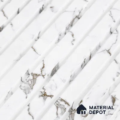 Dove Grey Marble Look PN 06904 8 ft x 6 inch Charcoal Panel - 6 mm | Suitable for Living Room, Bedroom & TV Cabinet | Width is Subjected to 5% Variation