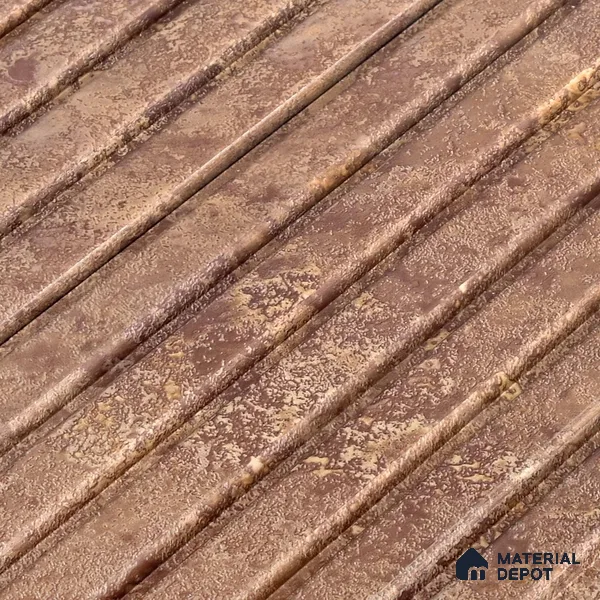 Oak Brown Marble Look PN 06907 8 ft x 6 inch Charcoal Panel - 6 mm | Suitable for Living Room, Bedroom & TV Cabinet | Width is Subjected to 5% Variation