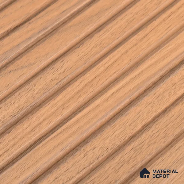 PN 06910 8 ft x 6 inch Charcoal Louvers/Panels - 6 mm