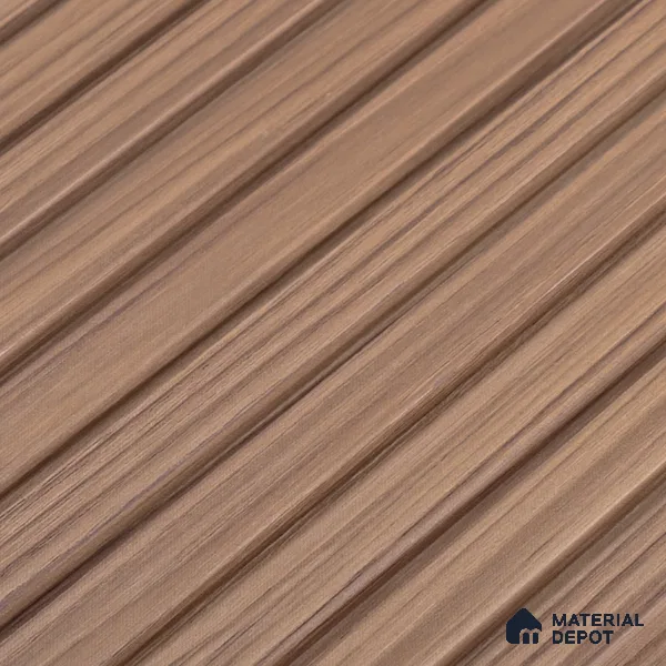 Wooden Look PN 06912 8 ft x 6 inch Charcoal Panel - 6 mm | Suitable for Living Room, Bedroom & TV Cabinet | Width is Subjected to 5% Variation
