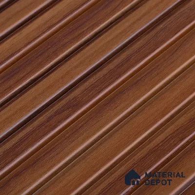 Wooden Look PN 06916 8 ft x 6 inch Charcoal Panel - 6 mm | Suitable for Living Room, Bedroom & TV Cabinet | Width is Subjected to 5% Variation