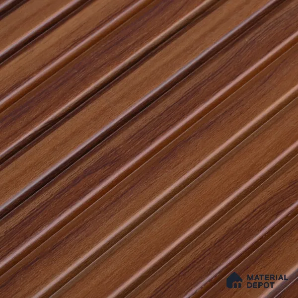 Wooden Look PN 06916 8 ft x 6 inch Charcoal Panel - 6 mm | Suitable for Living Room, Bedroom & TV Cabinet | Width is Subjected to 5% Variation