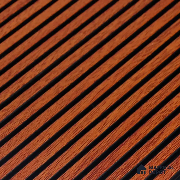 Wooden Look PN 06925 8 ft x 6 inch Charcoal Panel - 6 mm | Suitable for Living Room, Bedroom & TV Cabinet | Width is Subjected to 5% Variation