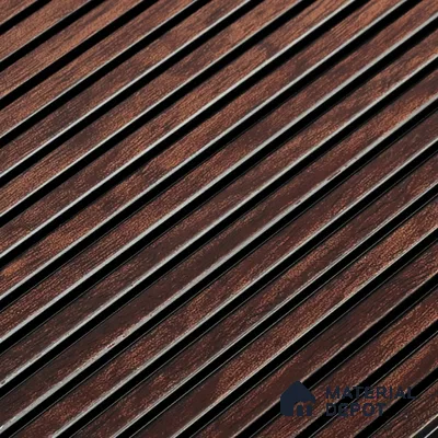 Wooden Look PN 06929 8 ft x 6 inch Charcoal Panel - 6 mm | Suitable for Living Room, Bedroom & TV Cabinet | Width is Subjected to 5% Variation