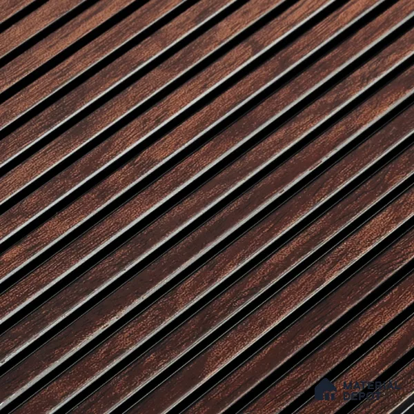 Wooden Look PN 06929 8 ft x 6 inch Charcoal Panel - 6 mm | Suitable for Living Room, Bedroom & TV Cabinet | Width is Subjected to 5% Variation