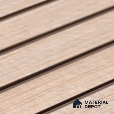Cappuccino Beige Fabric Look PN 06937 8 ft x 6 inch Charcoal Panel - 6 mm | Suitable for Living Room, Bedroom & TV Cabinet | Width is Subjected to 5% Variation
