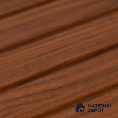 PN 06949 8 ft x 6 inch Charcoal Louvers/Panels - 6 mm