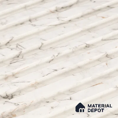 Dove Grey Marble Look PN 06968 8 ft x 10 inch PVC Panel - 10 mm | Suitable for Living Room, Bedroom & Office | Width is Subjected to 5% Variation