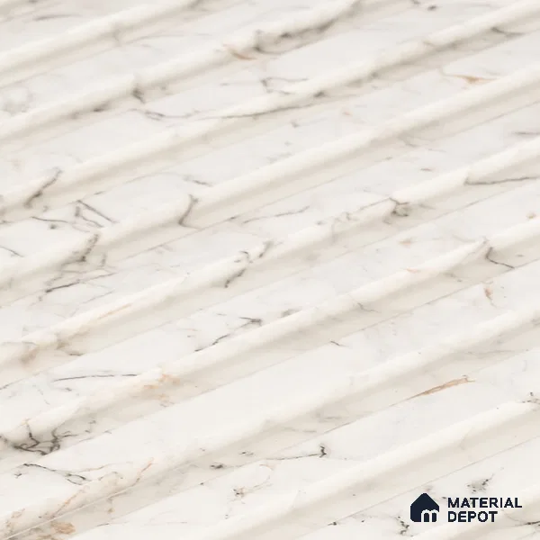 Dove Grey Marble Look PN 06968 8 ft x 10 inch PVC Panel - 10 mm | Suitable for Living Room, Bedroom & Office | Width is Subjected to 5% Variation