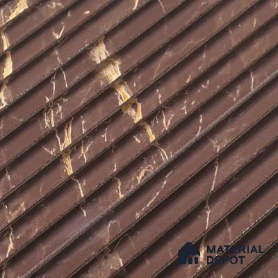 Cappucino Brown Marble Look PN 07009 8 ft x 6.1 inch Charcoal Panel - 7 mm | Suitable for Feature Wall, TV Unit & Living Room | Width is Subjected to 5% Variation