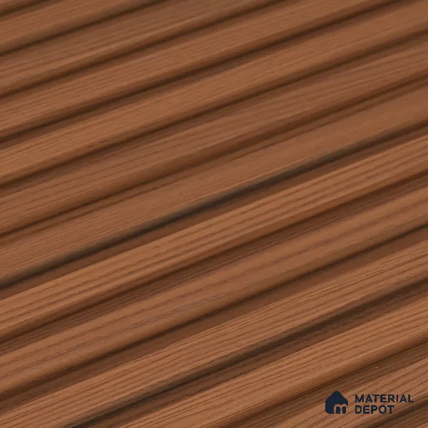 Wooden Look PN 07021 9.5 ft x 12 inch Charcoal Panel - 10 mm | Suitable for Feature Wall, TV Unit & Living Room | Width is Subjected to 5% Variation