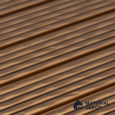 Brown Plain Colour Look Charcoal Louver/Panel 9.5 ft x 7.8 inch - 6 mm | Ideal for Feature Wall, Living Room, Bedroom, Home, TV Unit | PN 07032