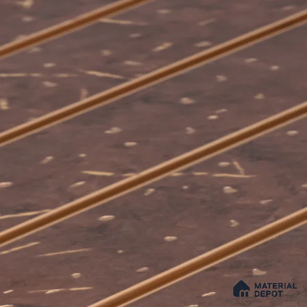 Cappucino Brown Stone Look PN 07037 9.5 ft x 7.8 inch Charcoal Panel - 6 mm | Suitable for Feature Wall, TV Unit & Living Room | Width is Subjected to 5% Variation