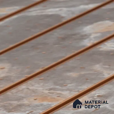 Grey Marble Look Charcoal Louver/Panel 9.5 ft x 7.8 inch - 6 mm | Ideal for Feature Wall, Living Room, Bedroom, Home, TV Unit | PN 07038