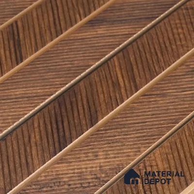 Wooden Look PN 07043 9.5 ft x 7.8 inch Charcoal Panel - 6 mm | Suitable for Feature Wall, TV Unit & Living Room | Width is Subjected to 5% Variation