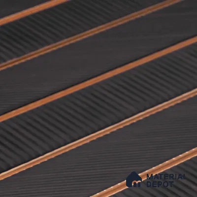 Wenge Brown Patterned Look PN 07044 9.5 ft x 7.8 inch Charcoal Panel - 6 mm | Suitable for Feature Wall, TV Unit & Living Room | Width is Subjected to 5% Variation
