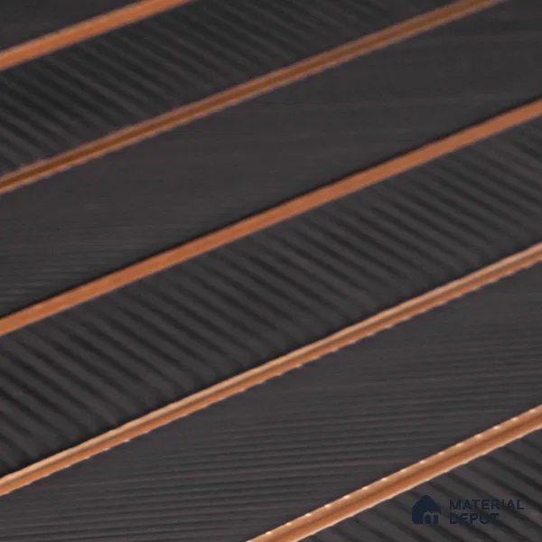 Wenge Brown Patterned Look PN 07044 9.5 ft x 7.8 inch Charcoal Panel - 6 mm | Suitable for Feature Wall, TV Unit & Living Room | Width is Subjected to 5% Variation
