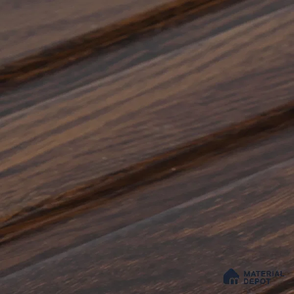 Wooden Look PN 07063 9.5 ft x 4.6 inch Charcoal Panel - 8 mm | Suitable for Feature Wall, TV Unit & Living Room | Width is Subjected to 5% Variation