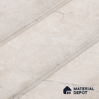 Almond Cream Marble Look PN 07064 9.5 ft x 9.8 inch Charcoal Panel - 10 mm | Suitable for Feature Wall, TV Unit & Living Room | Width is Subjected to 5% Variation