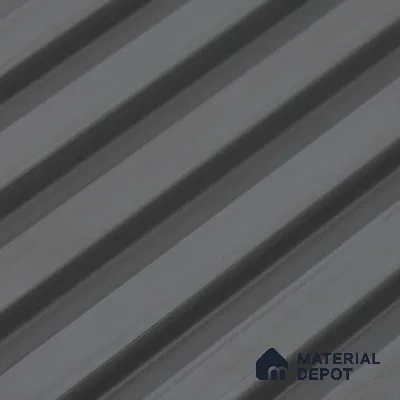 Graphite Grey Plain Colour Look PN 07077 9.5 ft x 4.9 inch Charcoal Panel - 10 mm | Suitable for Feature Wall, TV Unit & Living Room | Width is Subjected to 5% Variation