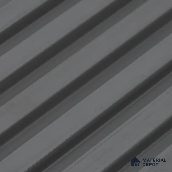 Graphite Grey Plain Colour Look PN 07077 9.5 ft x 4.9 inch Charcoal Panel - 10 mm | Suitable for Feature Wall, TV Unit & Living Room | Width is Subjected to 5% Variation