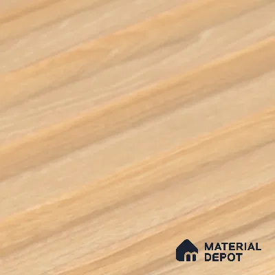Beige Wooden Look Charcoal Louver/Panel 10 ft x 5 inch - 6 mm | Ideal for Feature Wall, Living Room, Bedroom, Home, TV Unit | PN 07097