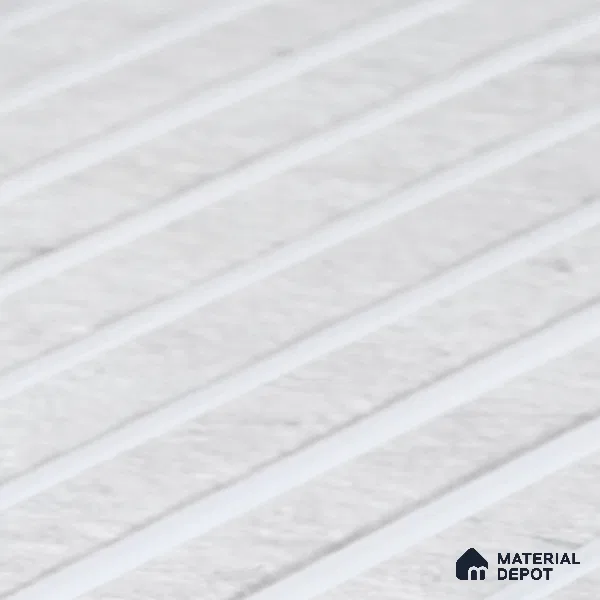 White Stone Look Charcoal Louver/Panel 9.5 ft x 6 inch - 6 mm | Ideal for Feature Wall, Living Room, Bedroom, Home, TV Unit | PN 07113