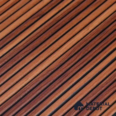 Wooden Look PN 07134 9.5 ft x 6 inch Charcoal Panel - 6 mm | Suitable for Feature Wall, TV Unit & Living Room | Width is Subjected to 5% Variation