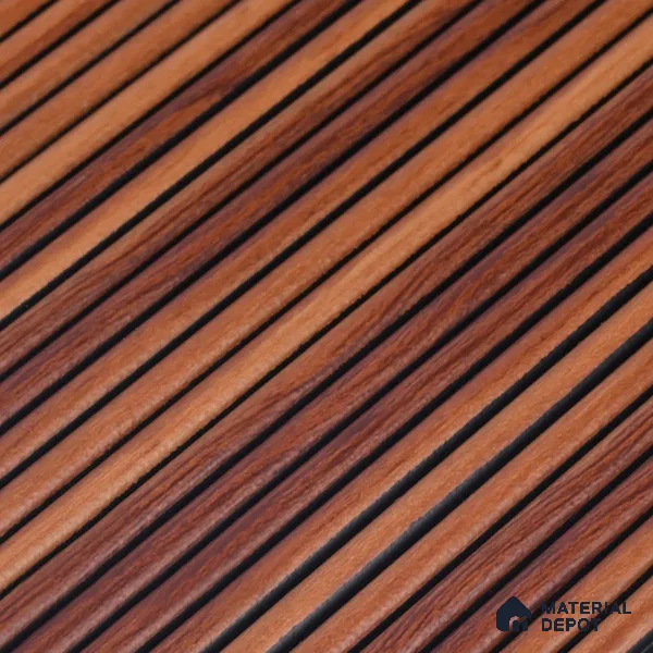 Wooden Look PN 07134 9.5 ft x 6 inch Charcoal Panel - 6 mm | Suitable for Feature Wall, TV Unit & Living Room | Width is Subjected to 5% Variation
