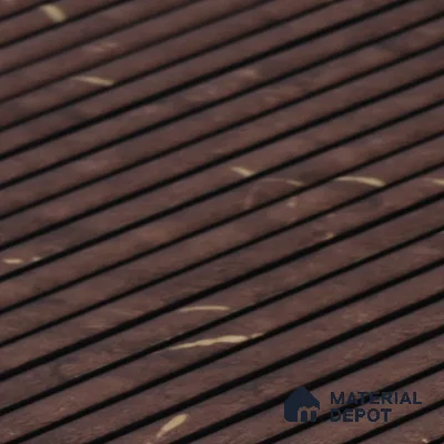 Wooden Look PN 07135 9.5 ft x 6 inch Charcoal Panel - 6 mm | Suitable for Feature Wall, TV Unit & Living Room | Width is Subjected to 5% Variation