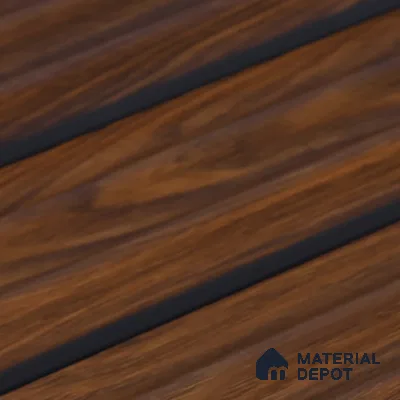 Wooden Look PN 07139 9.5 ft x 6 inch Charcoal Panel - 6 mm | Suitable for Feature Wall, TV Unit & Living Room | Width is Subjected to 5% Variation
