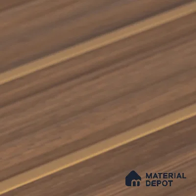Wooden Look PN 07141 9.5 ft x 6 inch Charcoal Panel - 6 mm | Suitable for Feature Wall, TV Unit & Living Room | Width is Subjected to 5% Variation