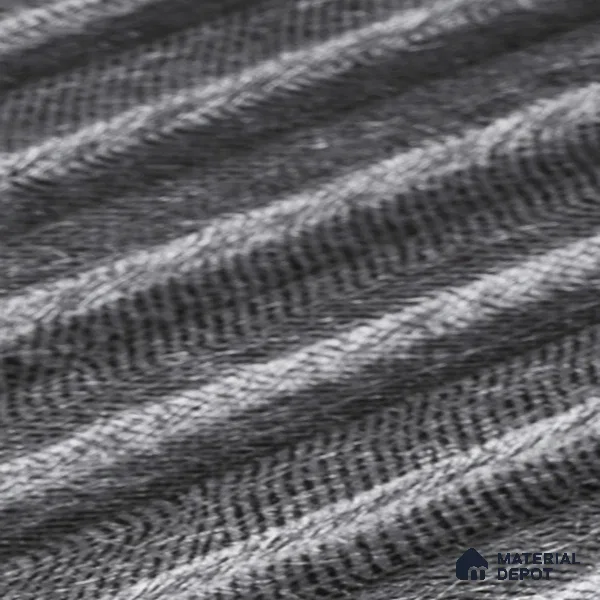 Cloud Grey Fabric Look PN 07153 9.5 ft x 4.7 inch Charcoal Panel - 11 mm | Suitable for Feature Wall, TV Unit & Living Room | Width is Subjected to 5% Variation