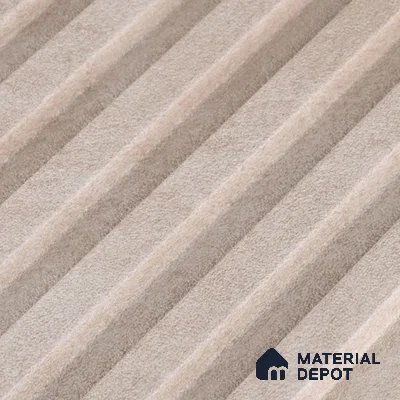 Beige Stone Look Charcoal Louver/Panel 9.5 ft x 4.7 inch - 11 mm | Ideal for Feature Wall, Living Room, Bedroom, Home, TV Unit | PN 07154