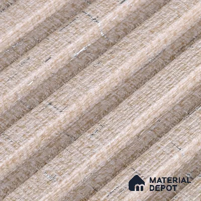 Cappuccino Beige Fabric Look PN 07155 9.5 ft x 4.7 inch Charcoal Panel - 11 mm | Suitable for Feature Wall, TV Unit & Living Room | Width is Subjected to 5% Variation