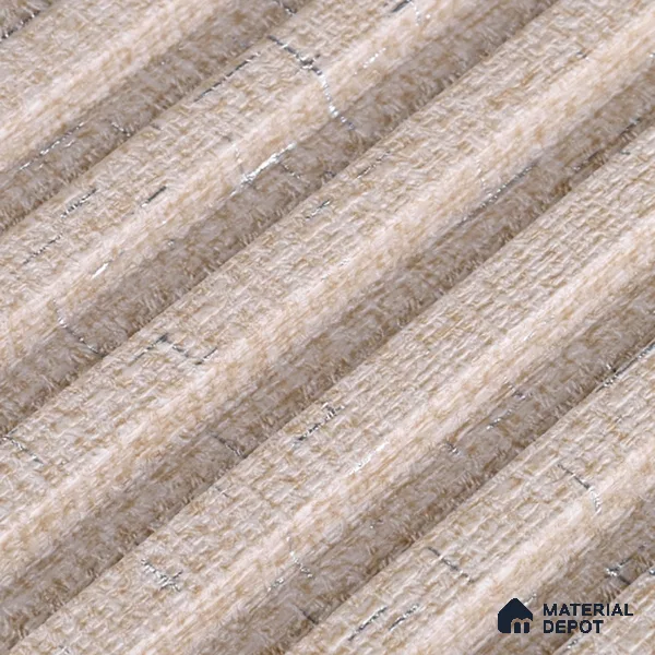 Cappuccino Beige Fabric Look PN 07155 9.5 ft x 4.7 inch Charcoal Panel - 11 mm | Suitable for Feature Wall, TV Unit & Living Room | Width is Subjected to 5% Variation