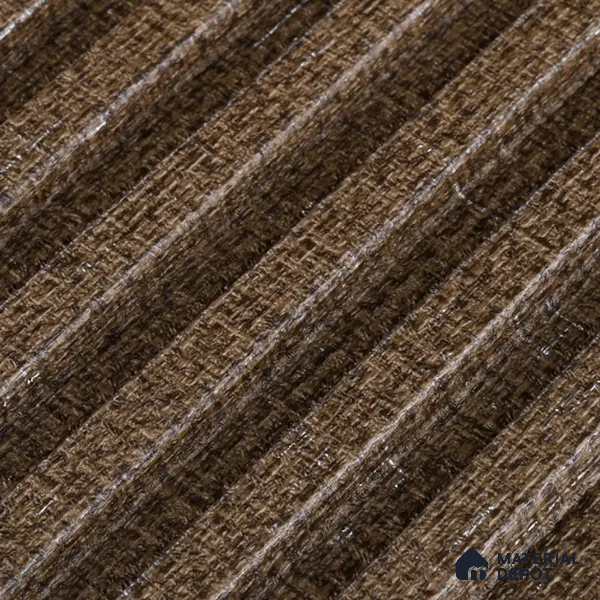 Mocha Brown Fabric Look PN 07156 9.5 ft x 4.7 inch Charcoal Panel - 11 mm | Suitable for Feature Wall, TV Unit & Living Room | Width is Subjected to 5% Variation