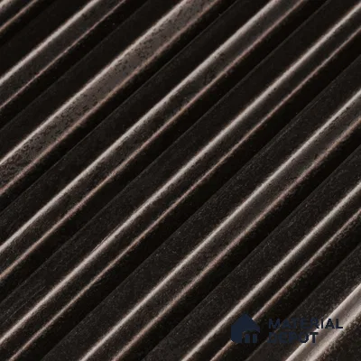 Brown Wooden Look Charcoal Louver/Panel 9.5 ft x 4.7 inch - 11 mm | Ideal for Feature Wall, Living Room, Bedroom, Home, TV Unit | PN 07161